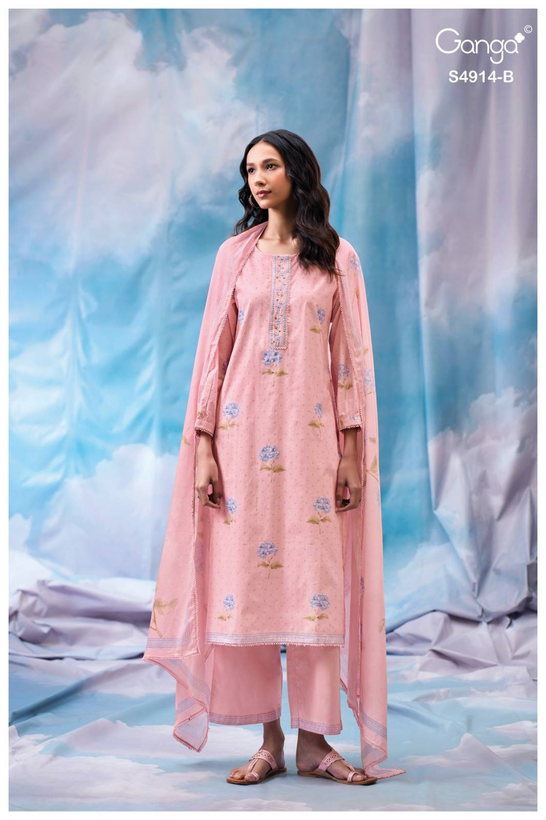 DAZIA 4914 By Ganga Fashion Stylish Beautiful Colourful COTTON Dresses At Wholesale Price